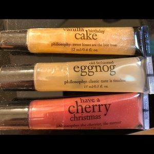 Philosophy Lip Gloss - Bundle (3) - Never Opened - still w original plastic seal